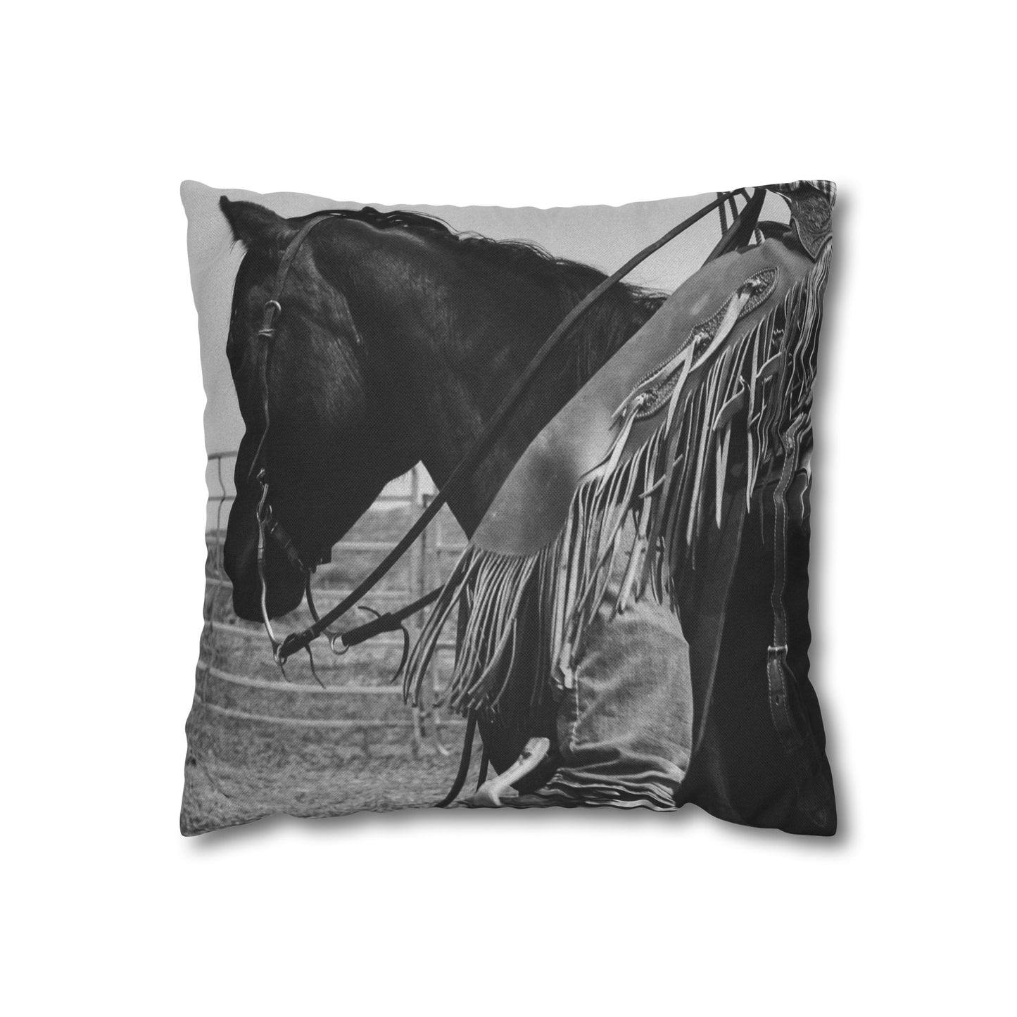Square Pillowcase - Ol Trusty Horse Pillow Cover