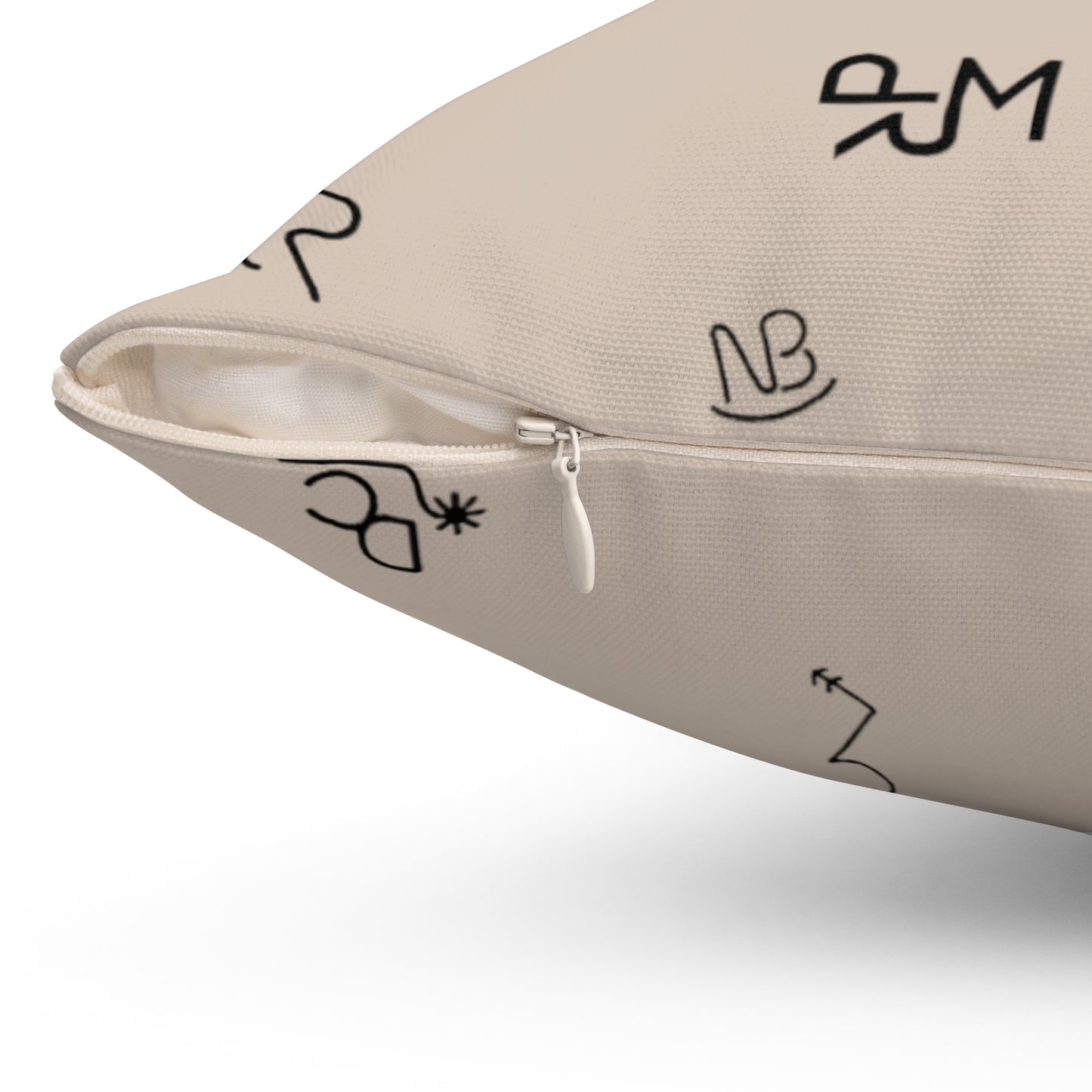 Cowpony Square Throw Pillow