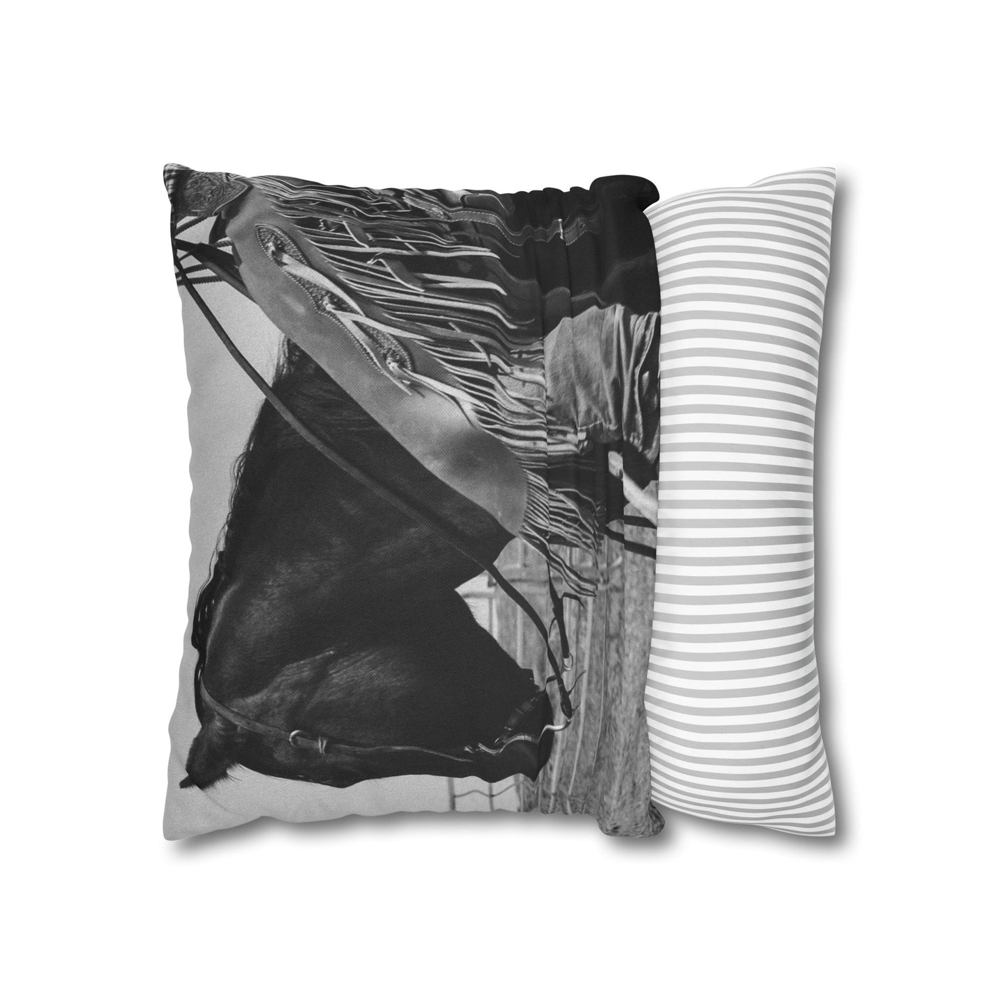 Square Pillowcase - Ol Trusty Horse Pillow Cover