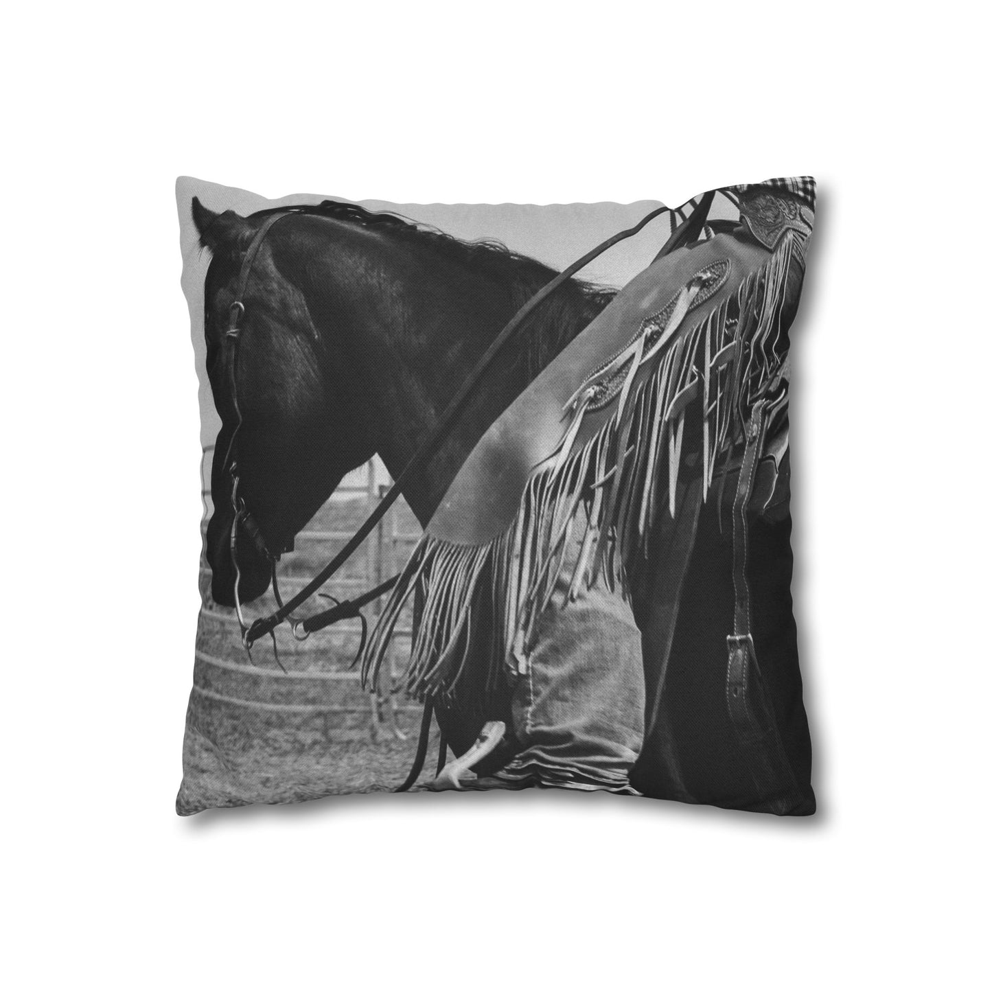 Square Pillowcase - Ol Trusty Horse Pillow Cover