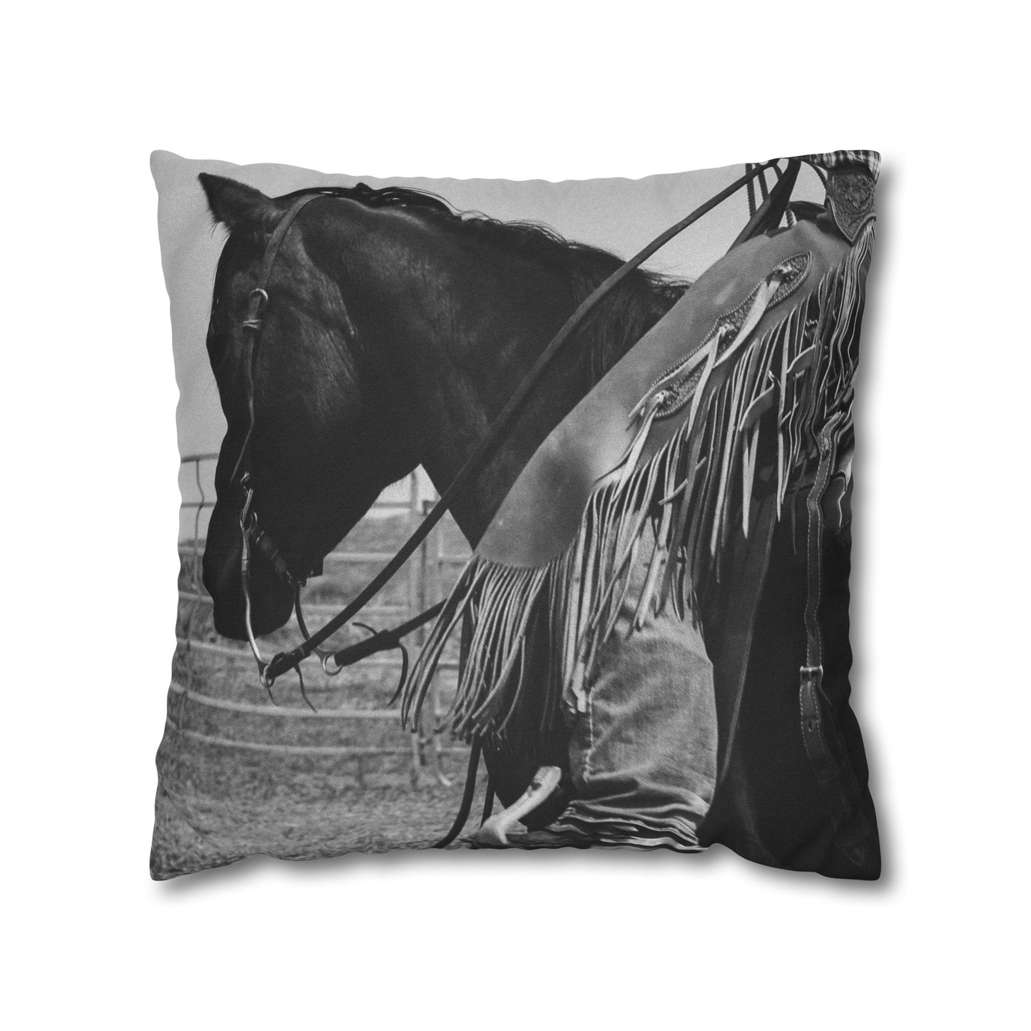 Square Pillowcase - Ol Trusty Horse Pillow Cover