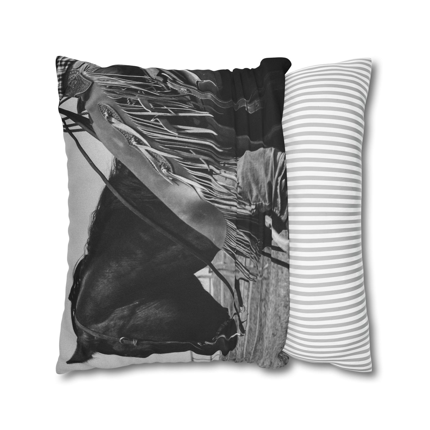 Square Pillowcase - Ol Trusty Horse Pillow Cover