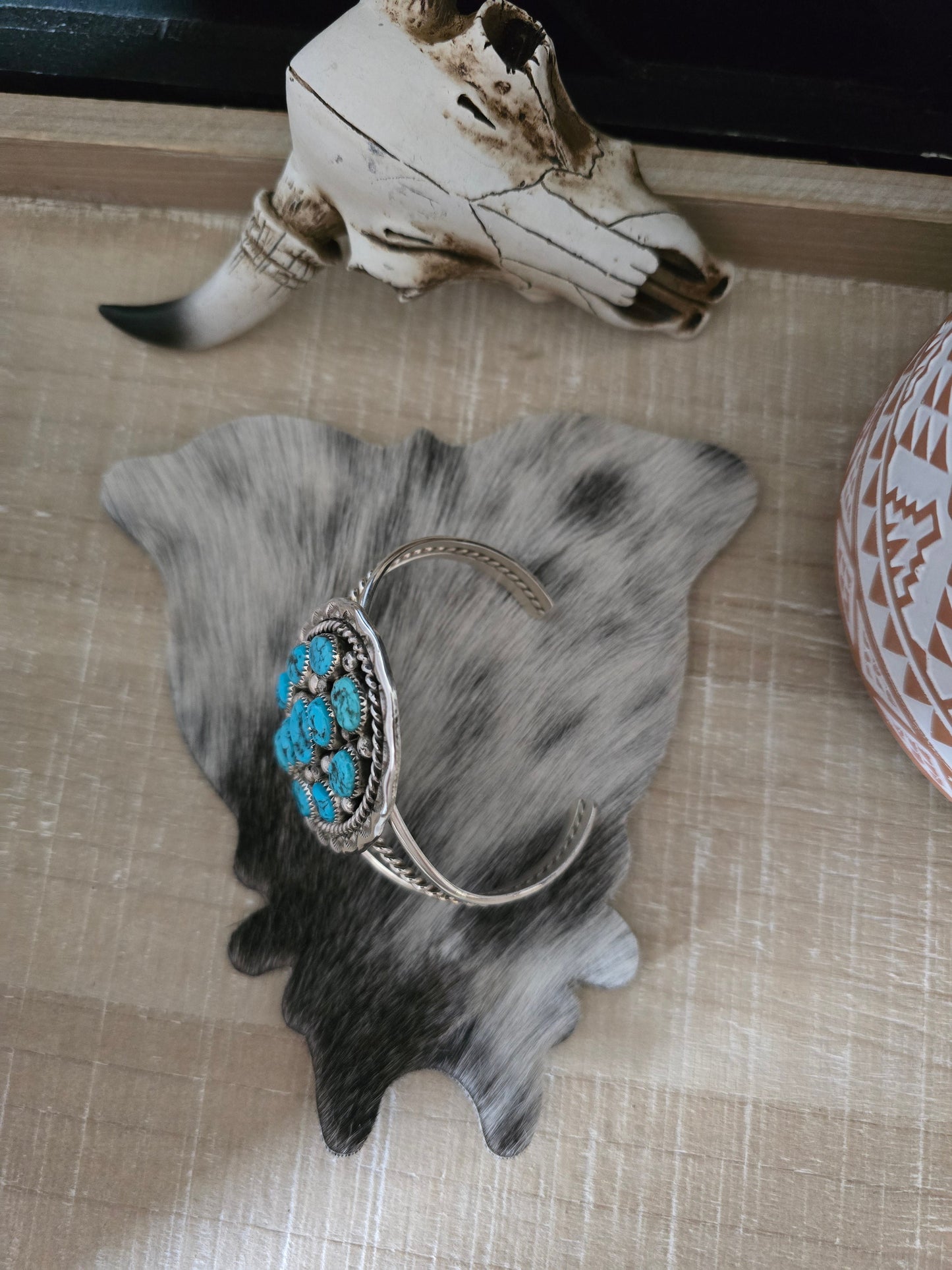 CHESTER CHARLEY KINGMAN TURQUOISE CUFF