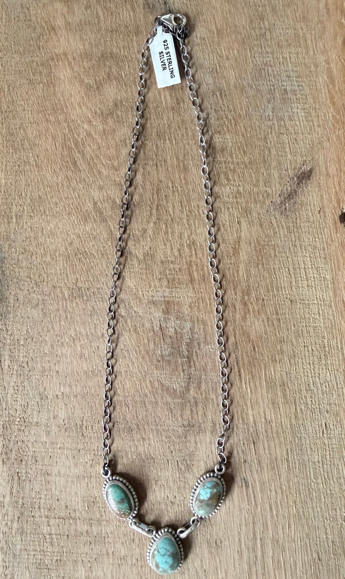 Number 8 Sterling Silver Chain Necklace