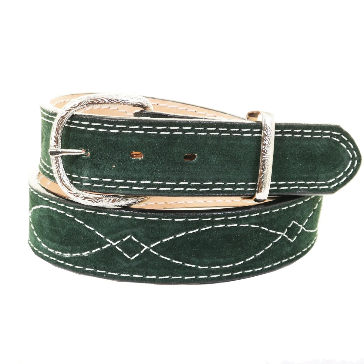 The Gunslinger Belt in Forest Green