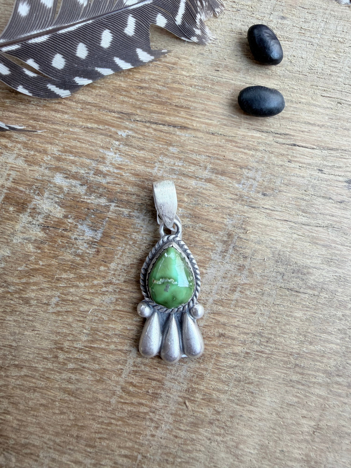 Sonoran Gold and Sterling Pendant