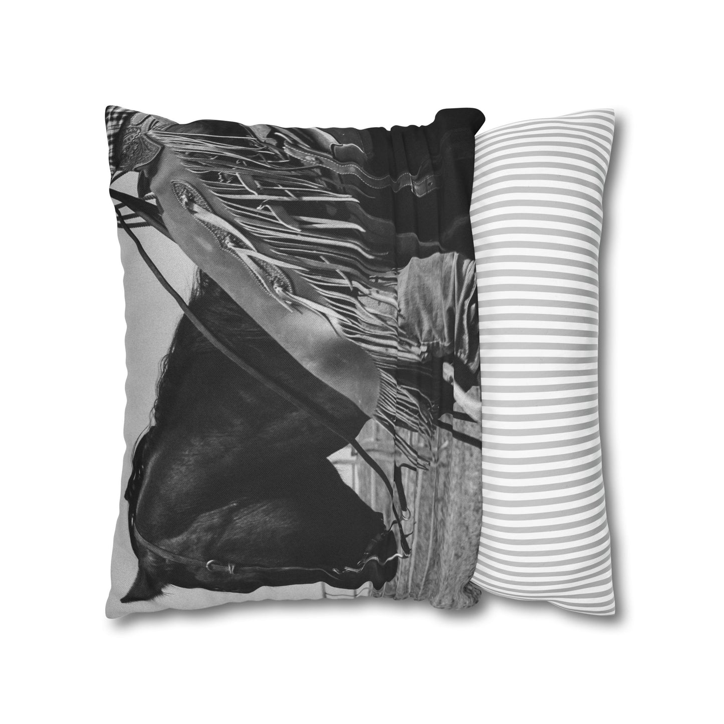 Square Pillowcase - Ol Trusty Horse Pillow Cover