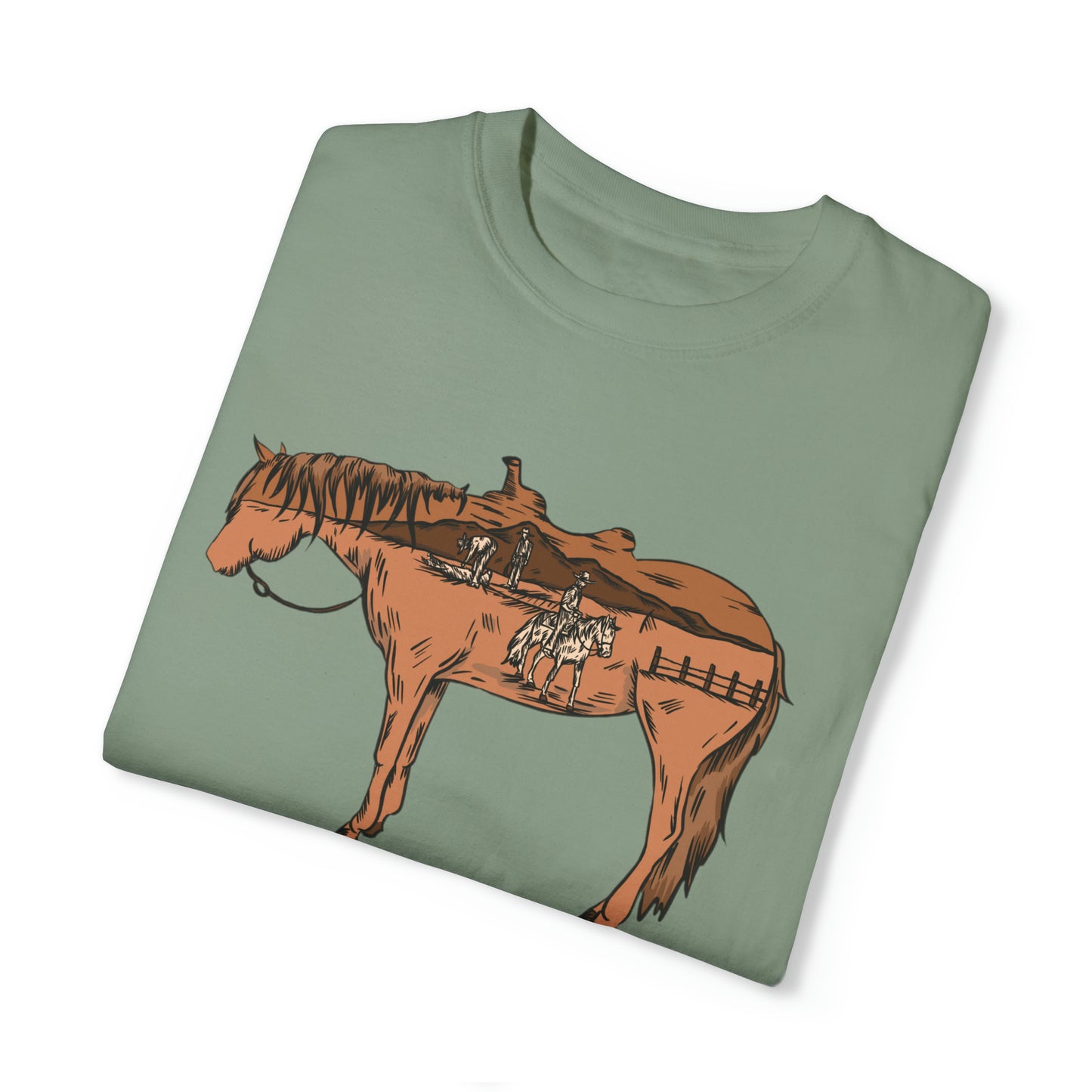 Sandhills Sorrel Color Logo Tee