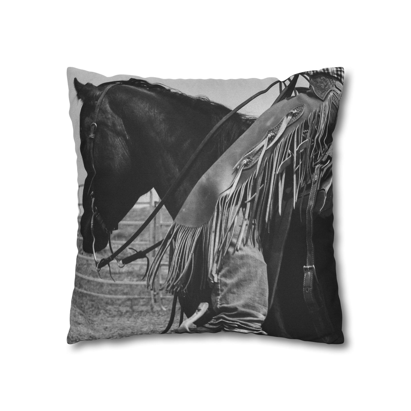 Square Pillowcase - Ol Trusty Horse Pillow Cover