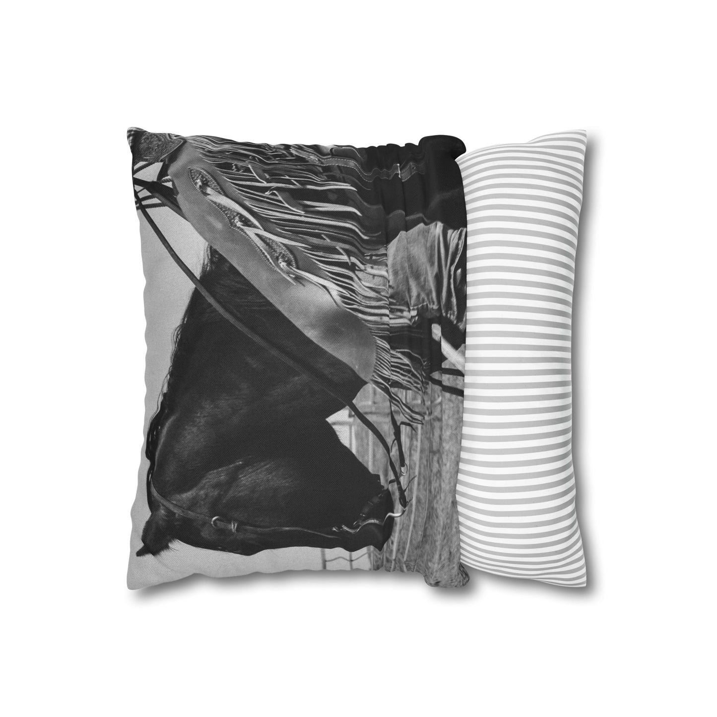 Square Pillowcase - Ol Trusty Horse Pillow Cover
