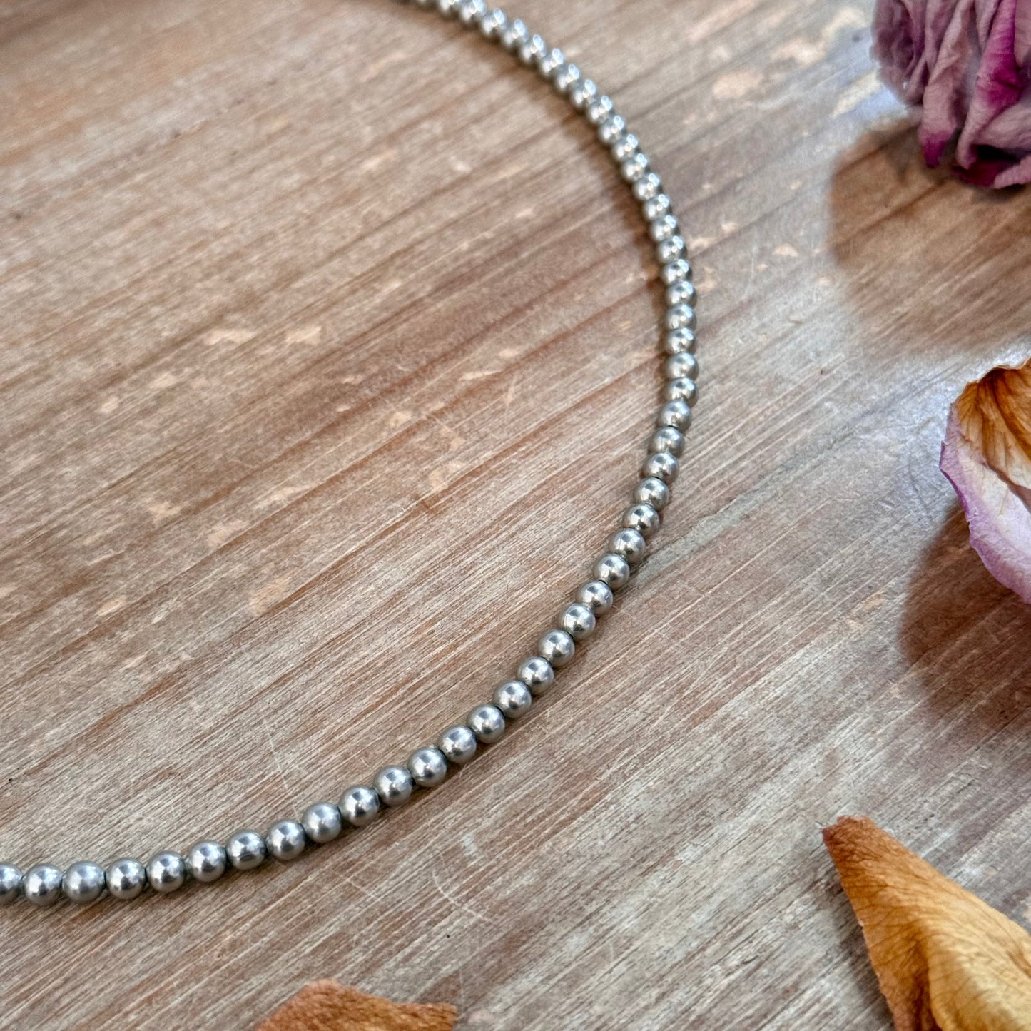 18 inch 4mm silver plated necklace