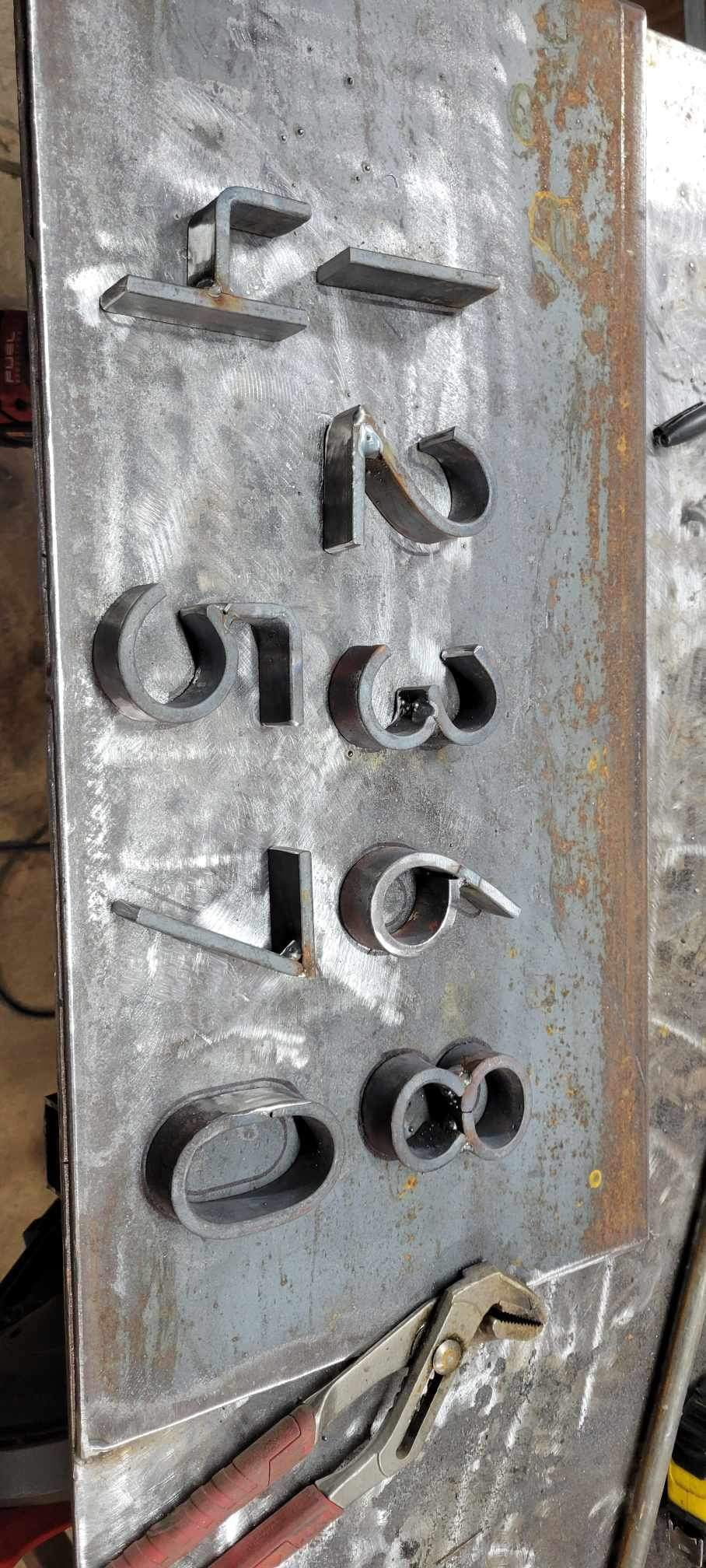 Stainless Number Iron Set