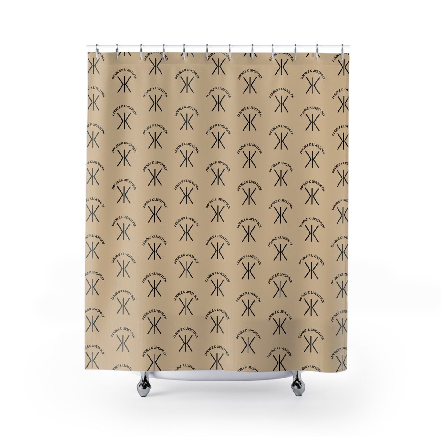 CUSTOM BRAND - Cattle Brand Shower Curtain