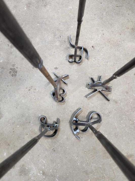 Cow Iron Set of 5