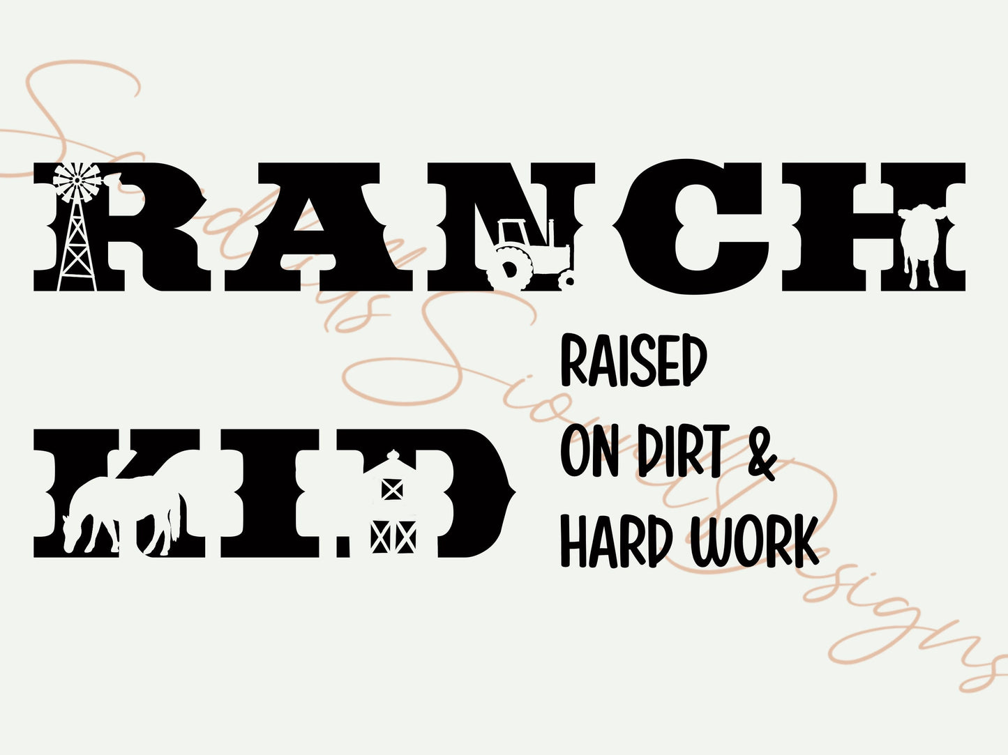 Ranch Kid PNG File: Commercial Use (Digital Download)