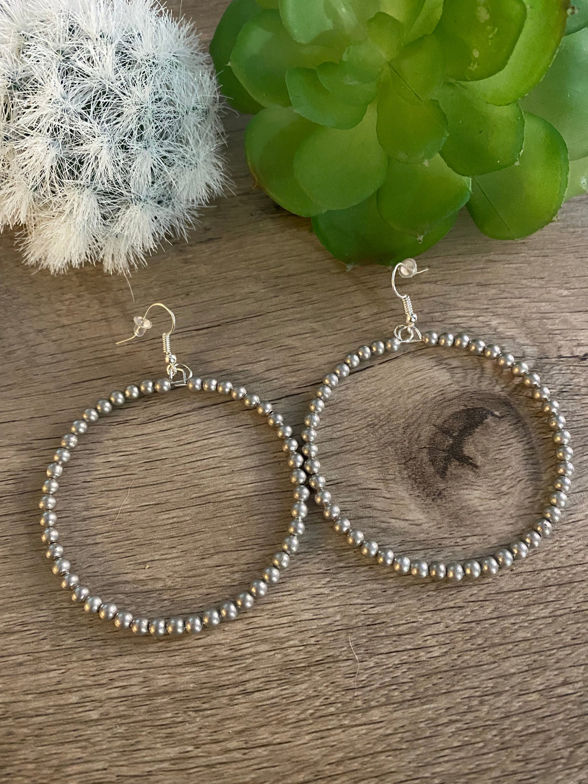 Silver Plated Hoop Earrings