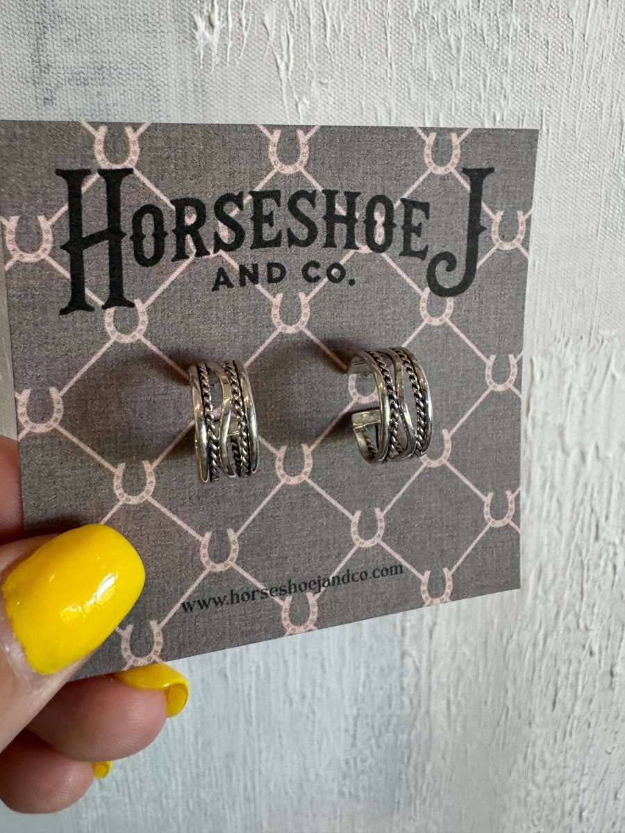 Kaycee Silver Hoops