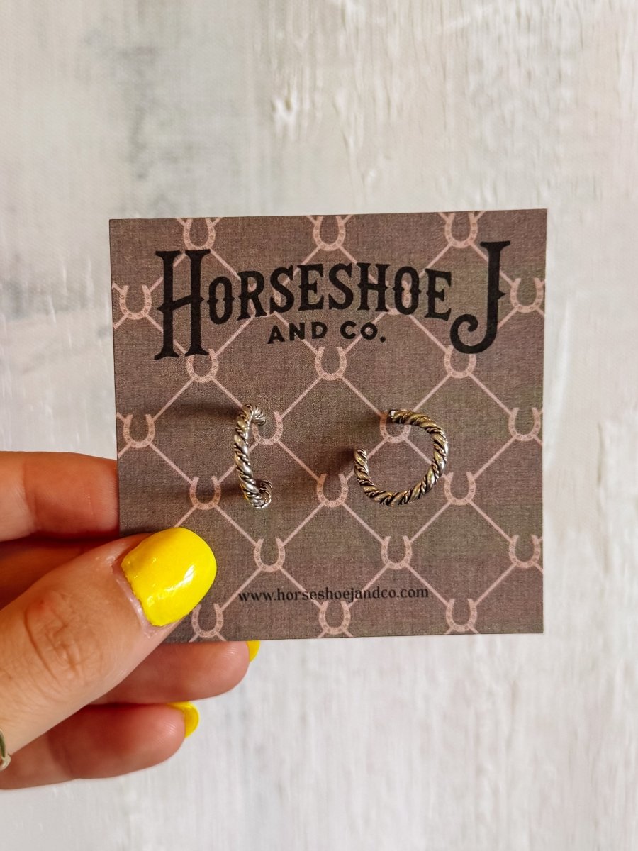 Moose Silver Hoops