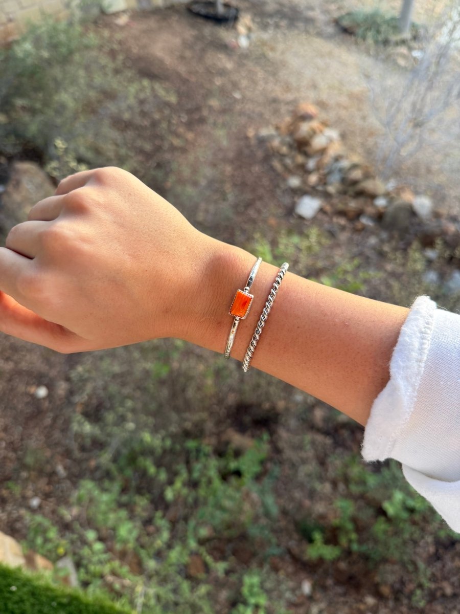 Rossville Silver Twist Cuff