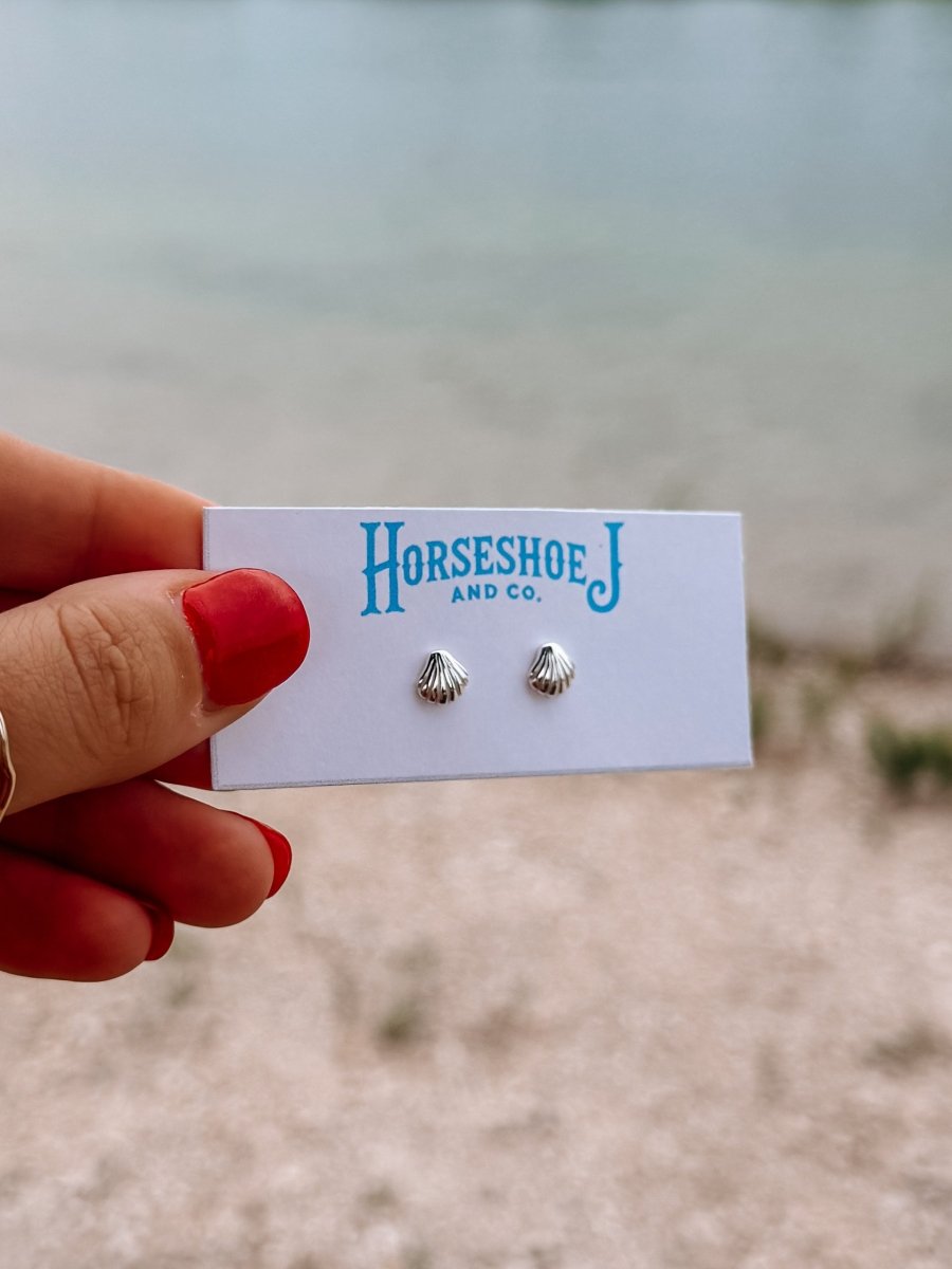 Sea Shell Stud Earrings