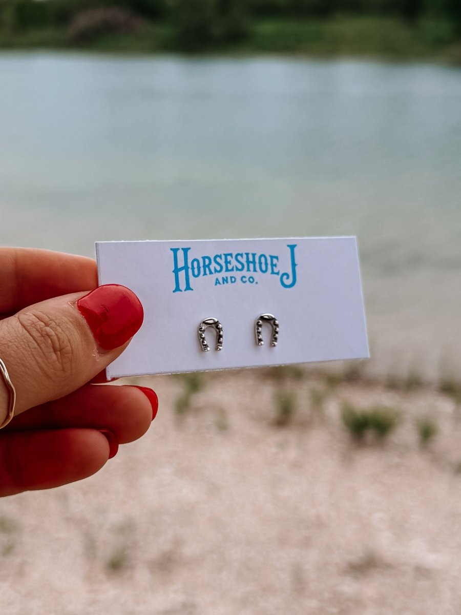 Small Horseshoe Stud Earrings