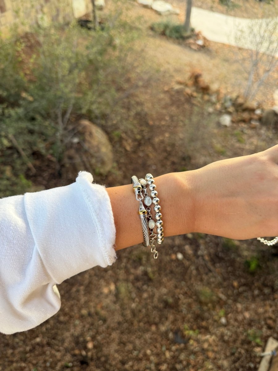 Sterling Silver Stretch Bracelets