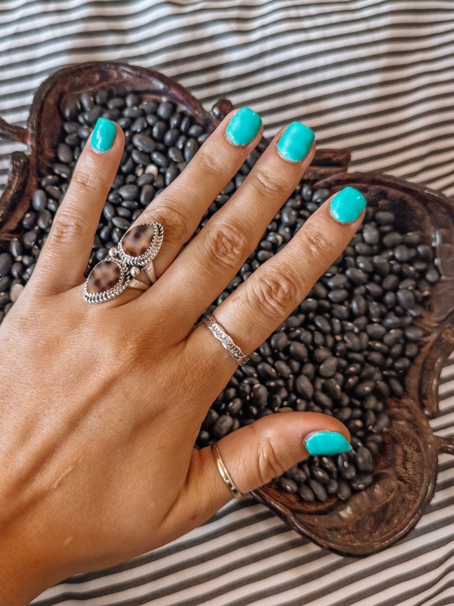 Unchained Silver Stamped Ring