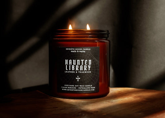 HAUNTED LIBRARY - Leather, Teakwood, Dark Musk