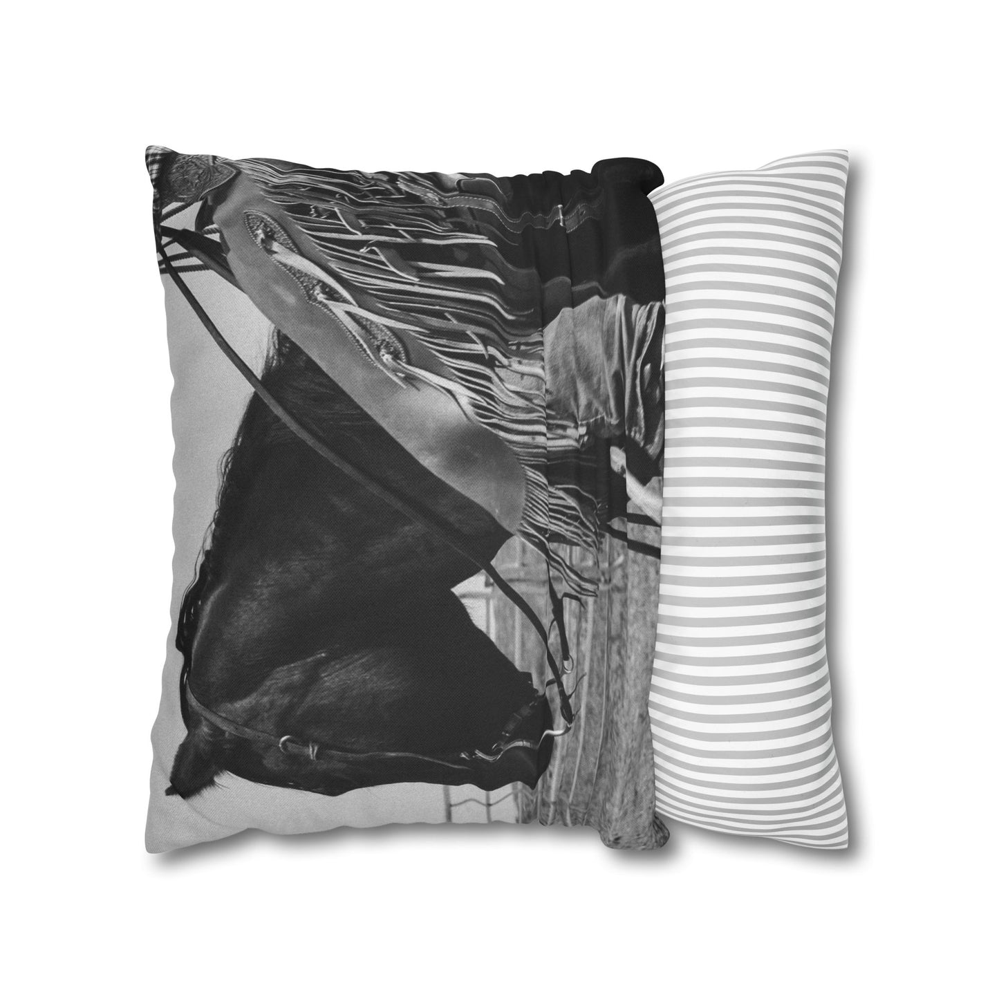 Square Pillowcase - Ol Trusty Horse Pillow Cover