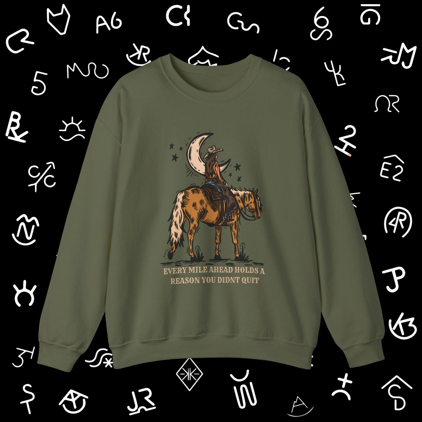 Don’t quit Cowgirl Sweatshirt - Unisex Crewneck