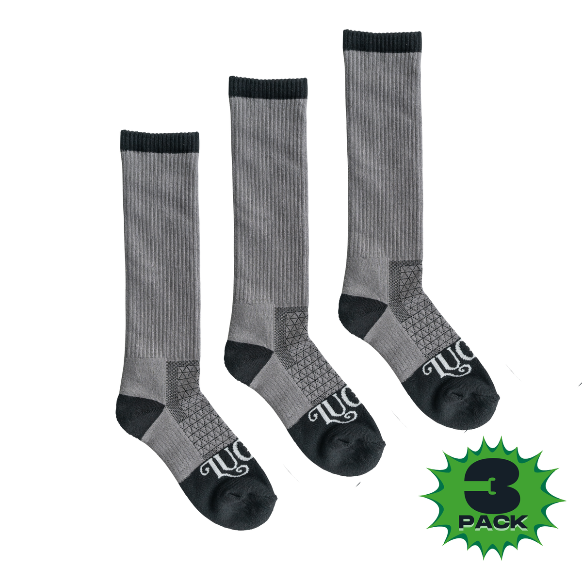 The Lucky 3 Pack | Cowboy Grey