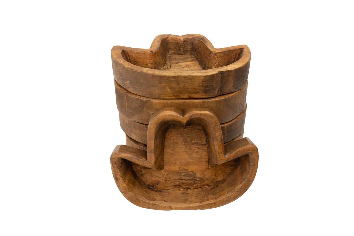 Hat Dough Bowl-9 x 6 in-Western-Candle Ready-Sombrero-Hat
