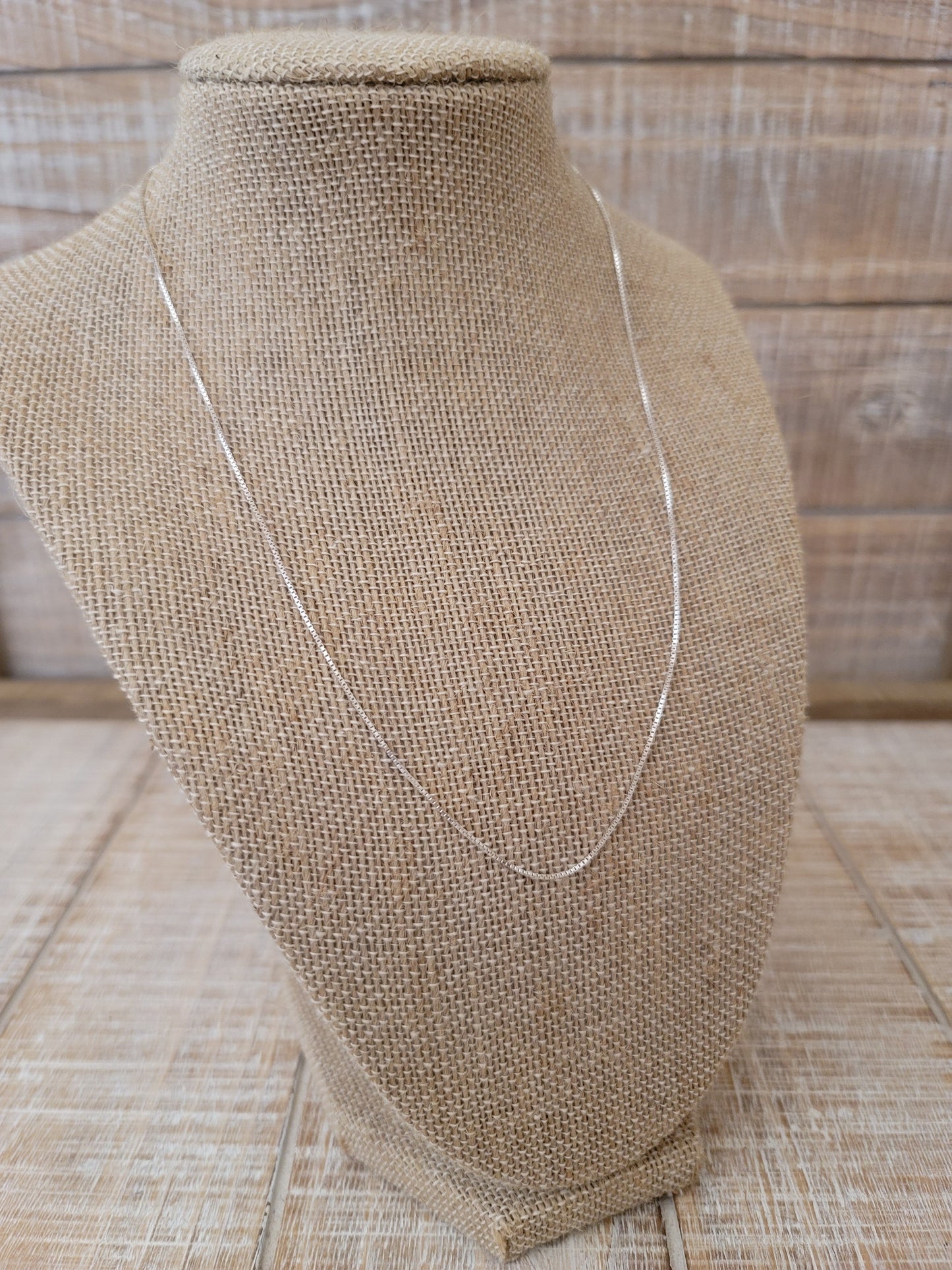 STERLING SILVER BOX CHAIN