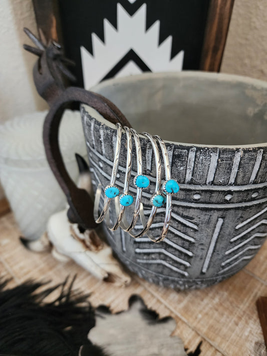 DAVID MORRIS TURQUOISE NUGGET CUFF