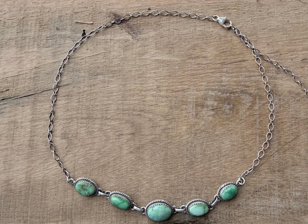 Emerald Valley Sterling Silver Necklace