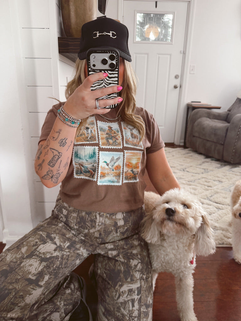 HUNTER STAMP COLLAGE