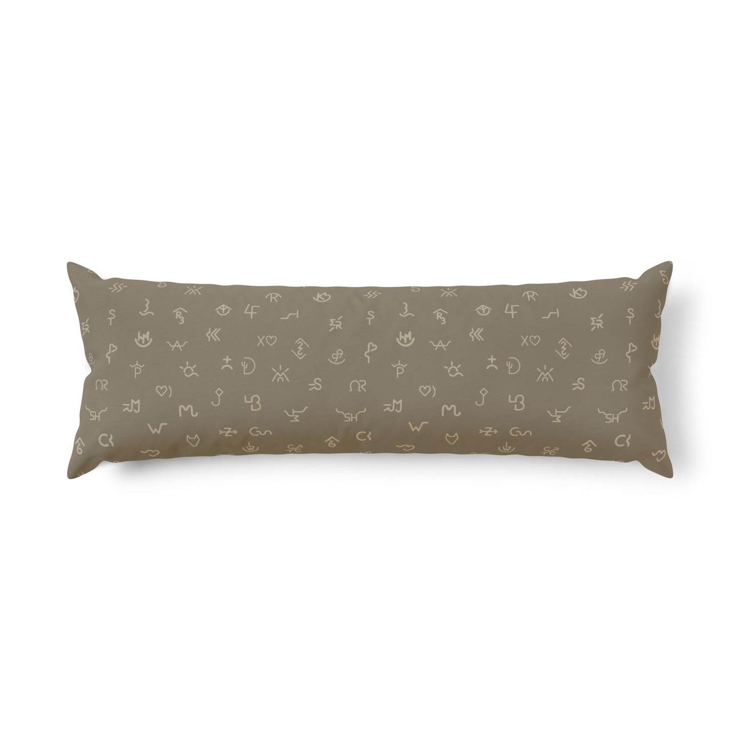 Cattle Brand Symbols Body Pillow | Custom Colors Available