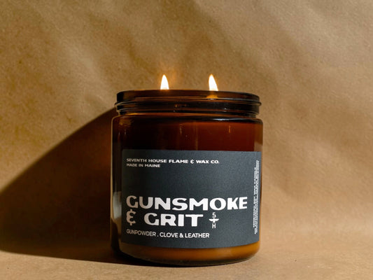 GUNSMOKE & GRIT - Gunpowder, Clove & Leather