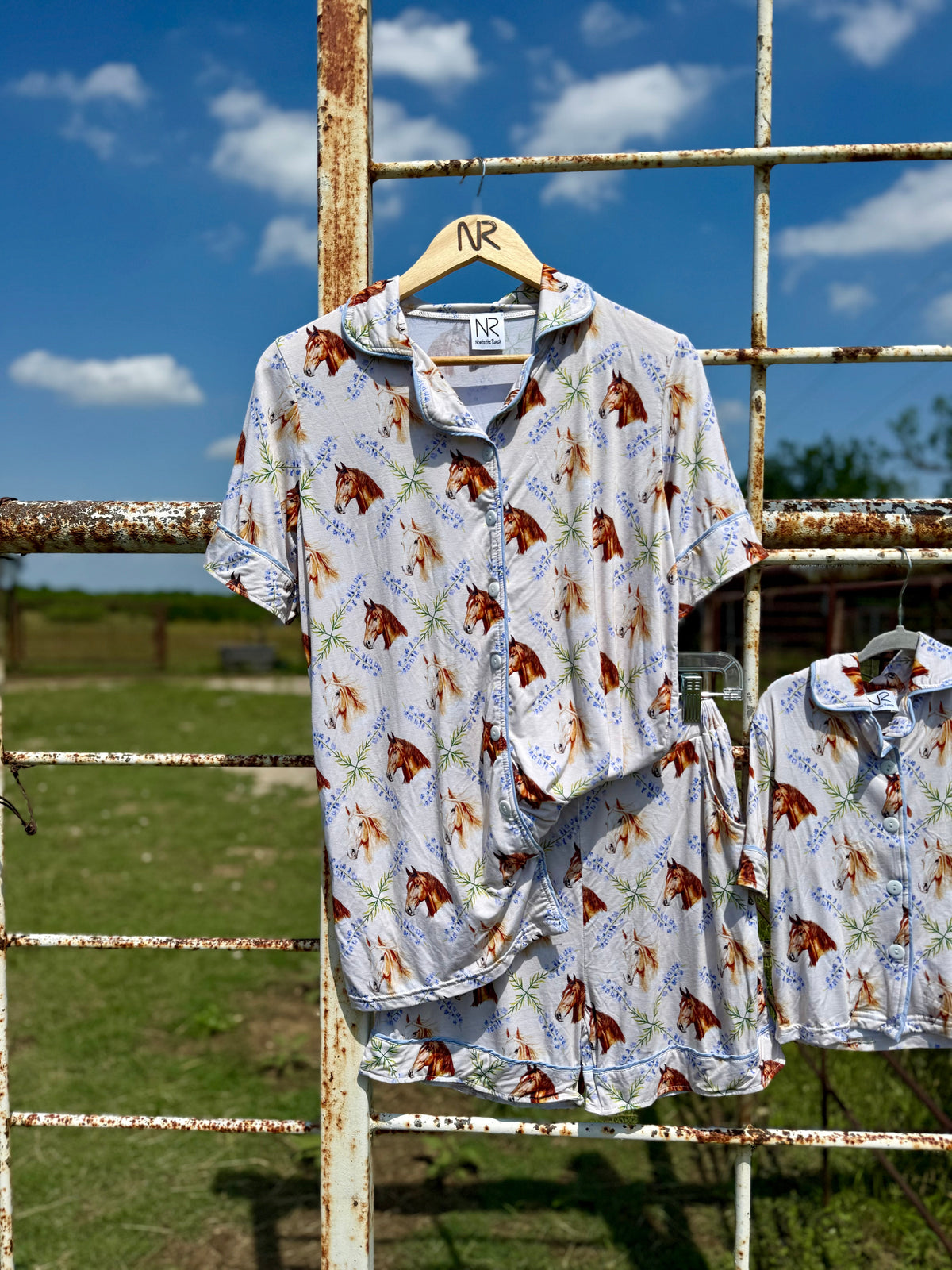 Spring Horses Bamboo Women’s Lounge Set