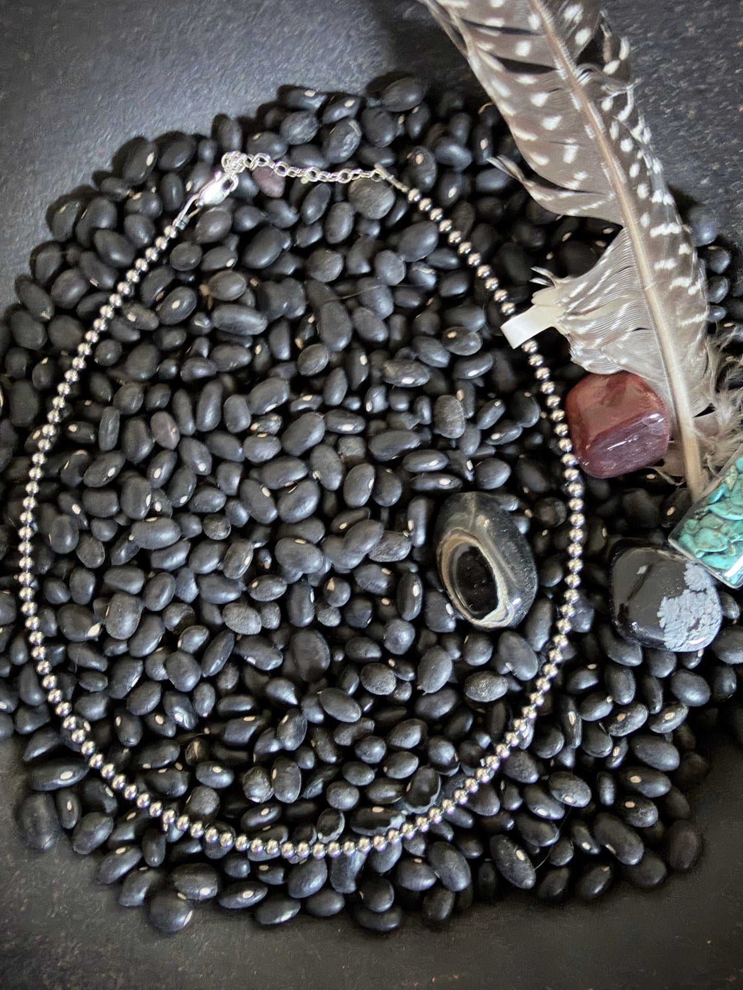 4mm Sterling Pearl Choker 14”