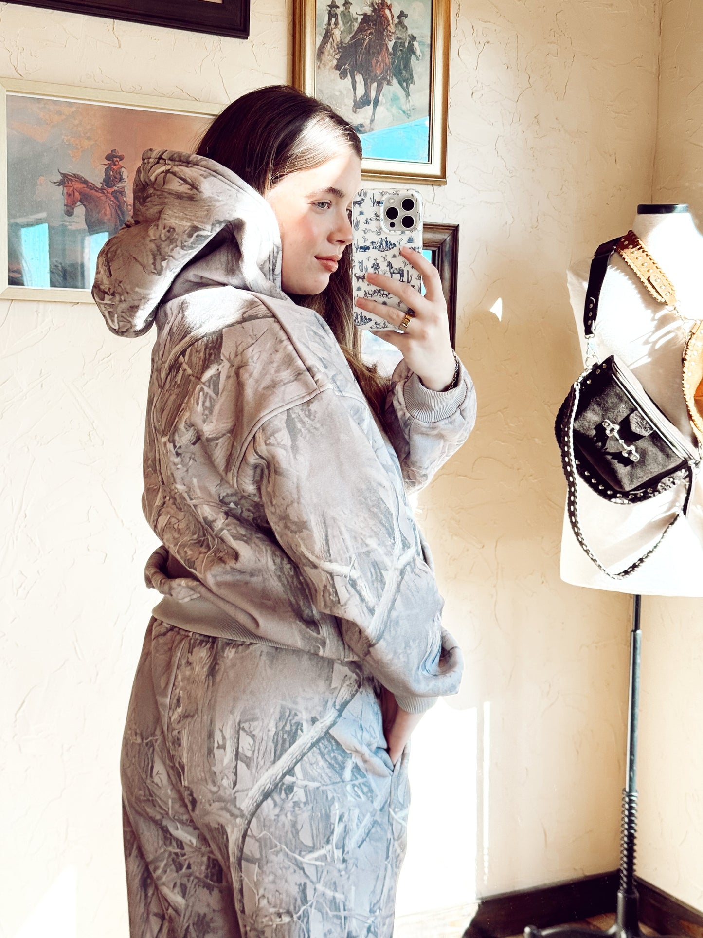 The Grey Tree Camo Hoodie