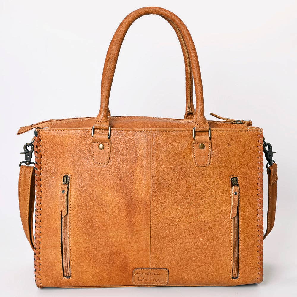 ADBG235 Tote Hand Tooled Genuine Western Leather Women Bag