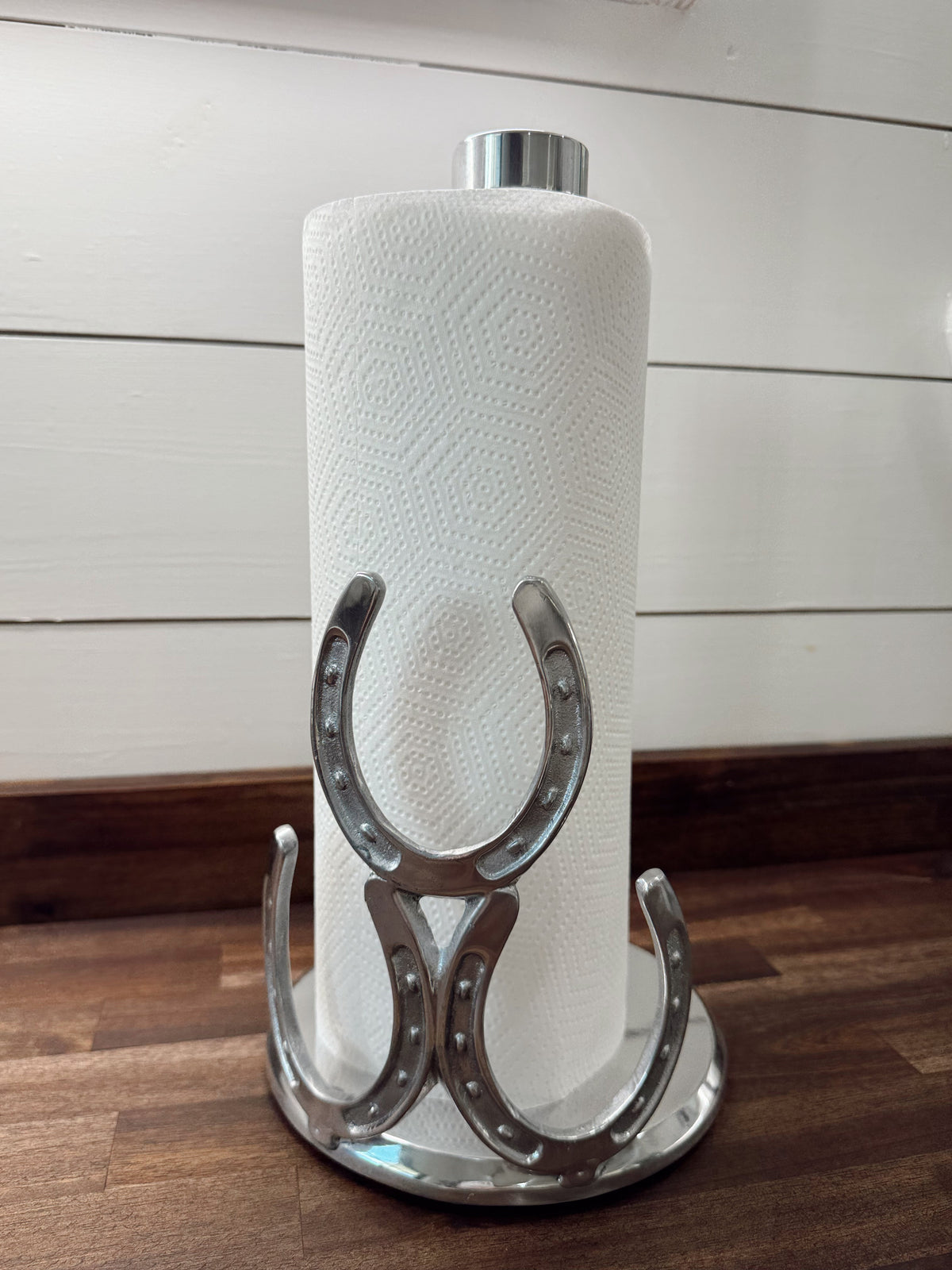 The Horseshoe Paper Towel Holder