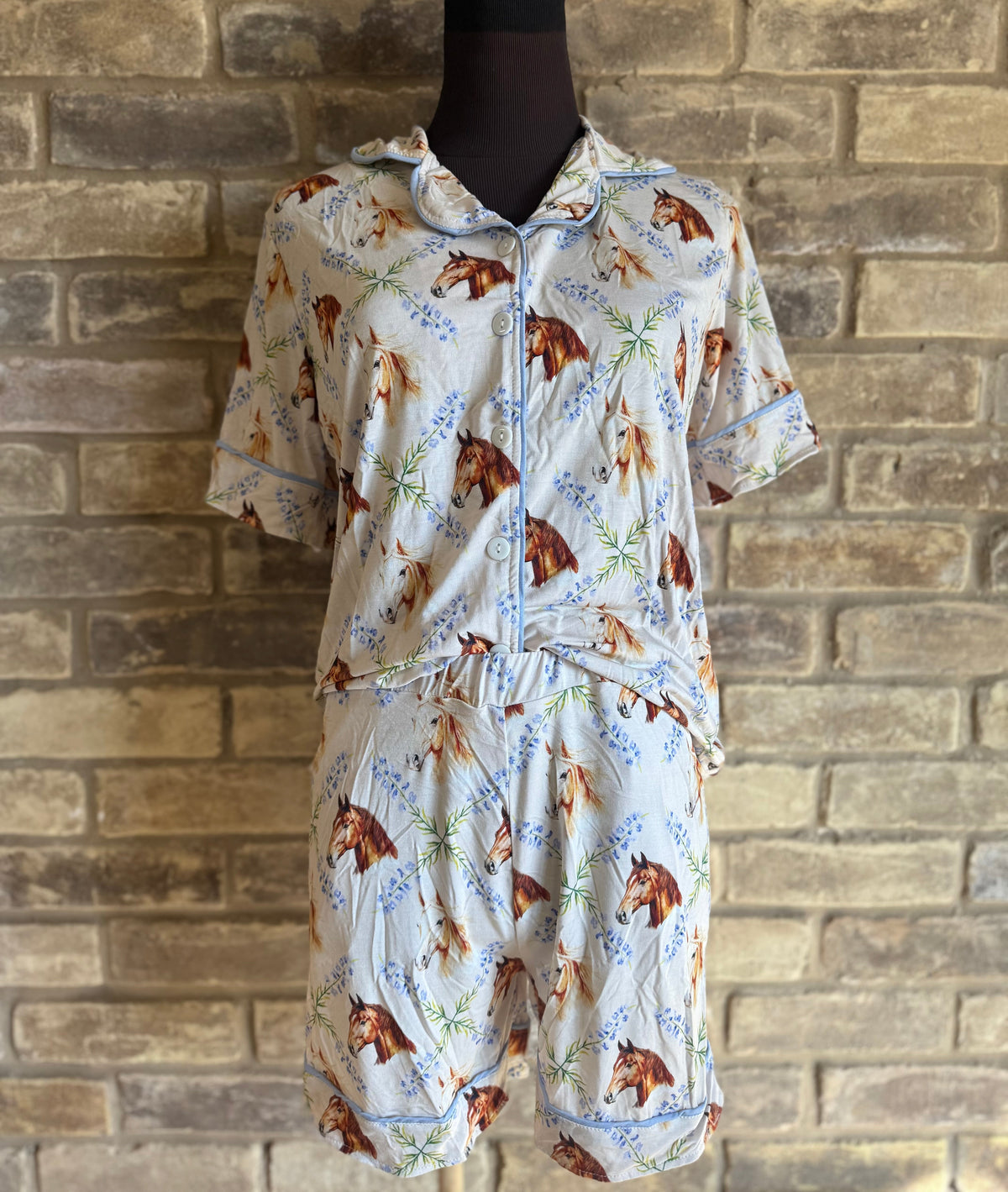 Spring Horses Bamboo Women’s Lounge Set