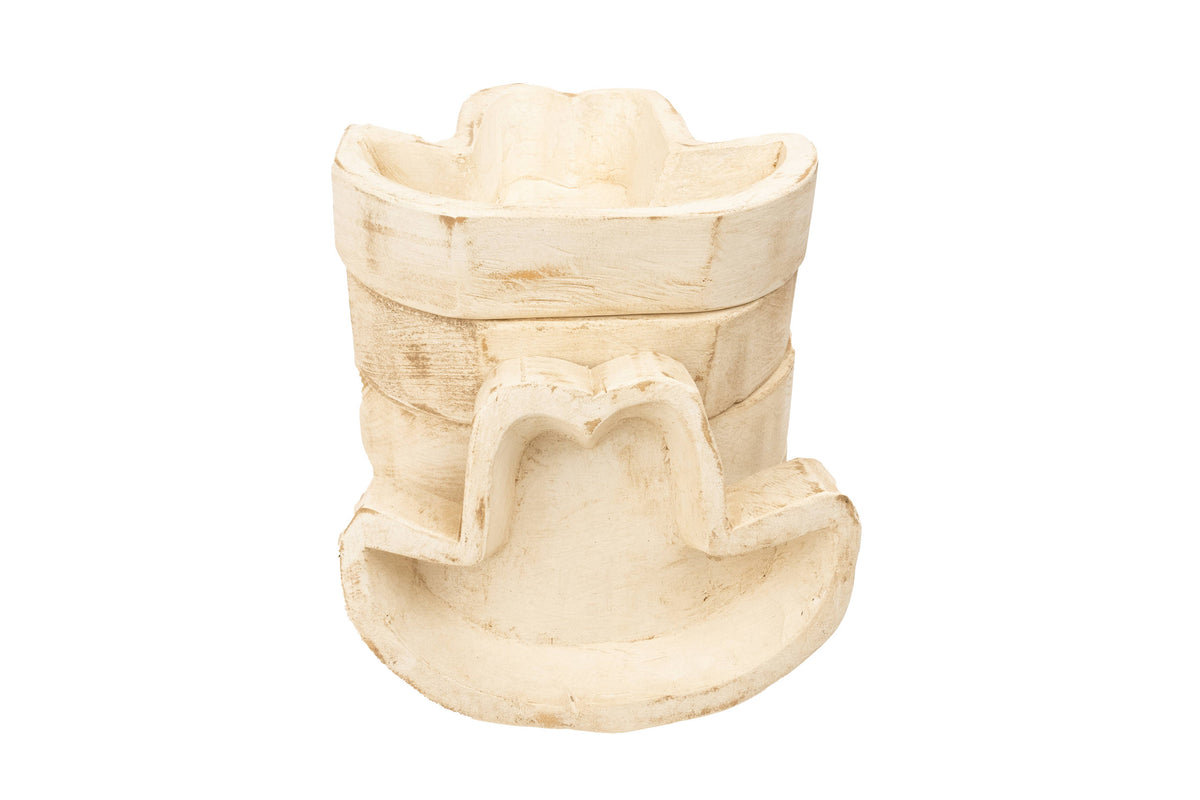 Hat Dough Bowl-9 x 6 in-Western-Candle Ready-Sombrero-Hat