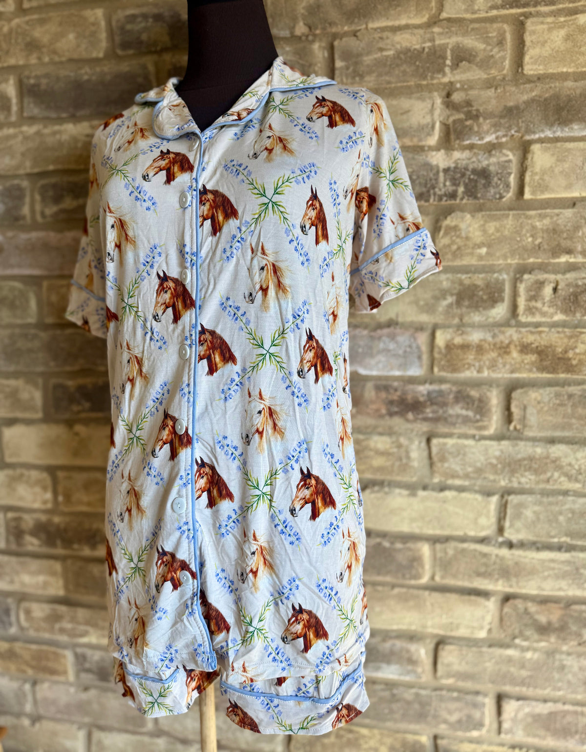 Spring Horses Bamboo Women’s Lounge Set