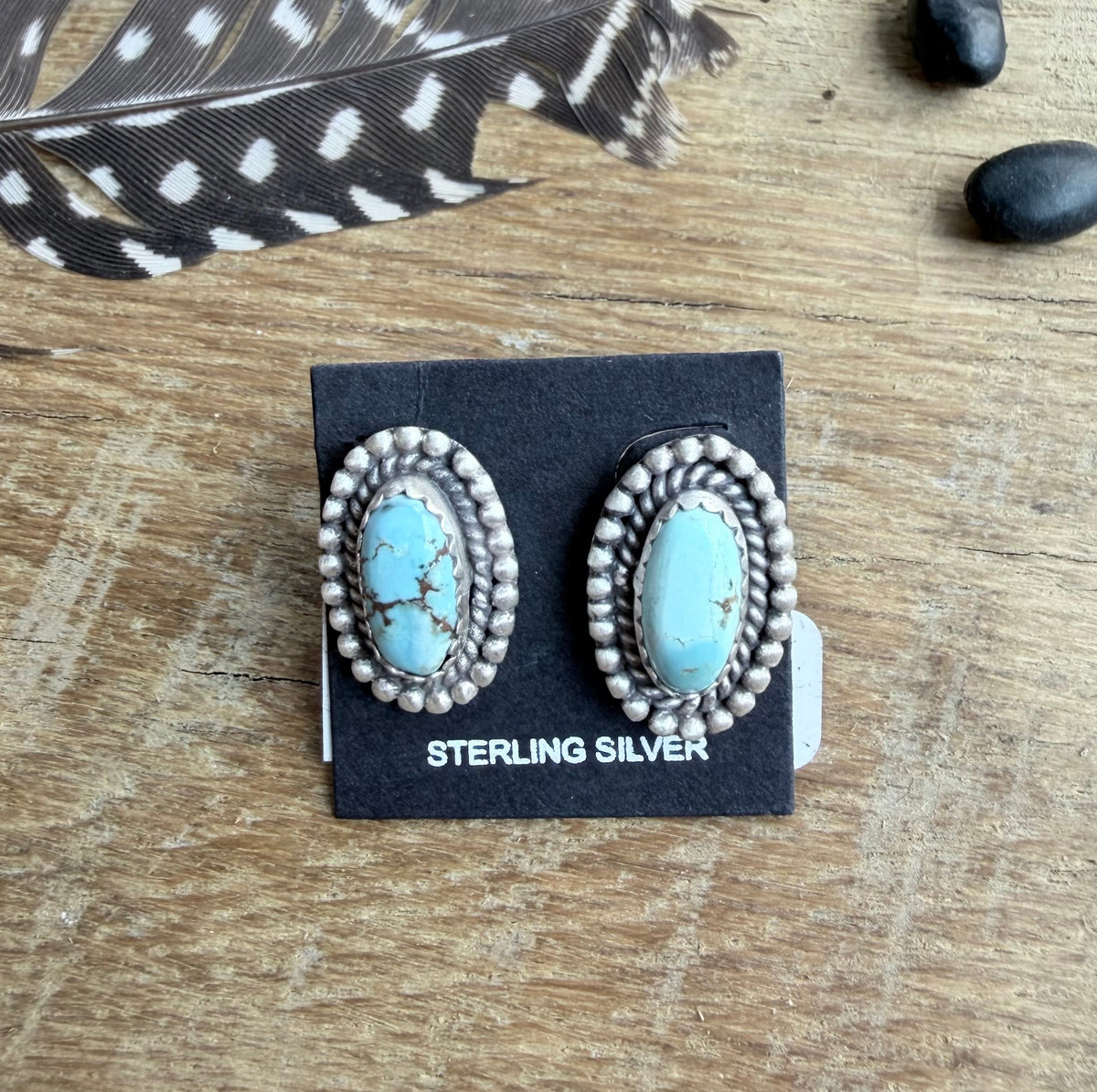 Golden Hills Sterling Silver Stud Earrings