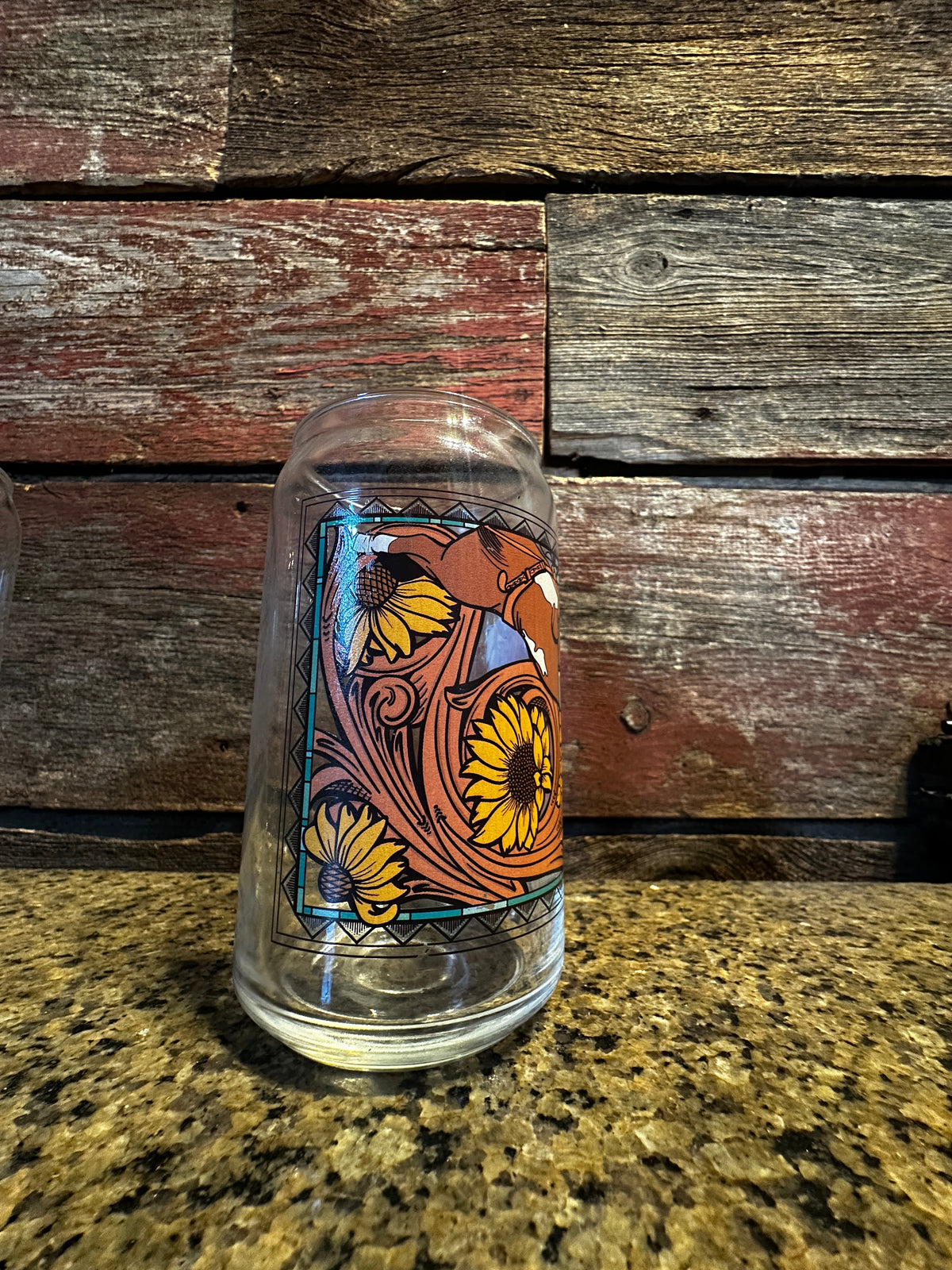 Can Glass Bareback Horse