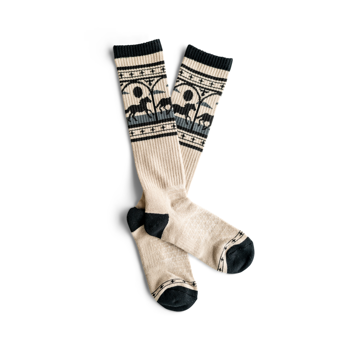 Bad Cowgirl Co. Midnight Stampede Performance Boot Socks