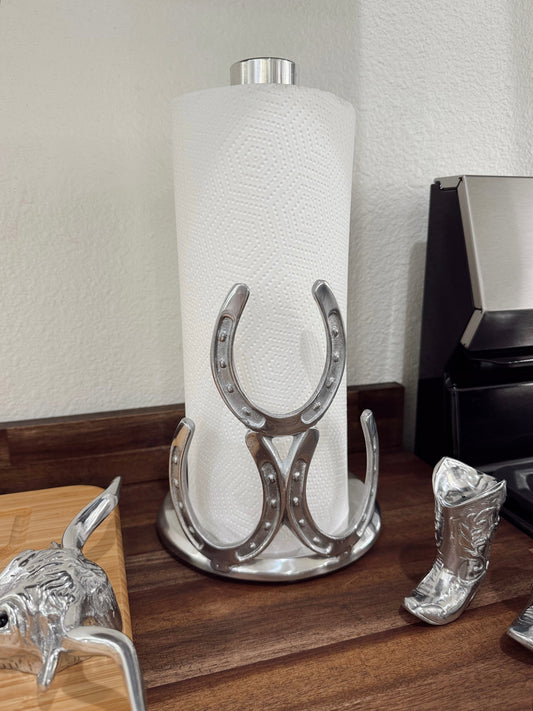 The Horseshoe Paper Towel Holder